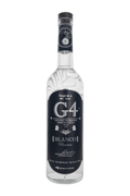 Botella de Tequila G4 Blanco 100% agave azul Weber, elaborada en Destilería El Pandillo, en Jesús María, Jalisco. Tequila de perfil limpio, fresco y mineral, con notas de agave cocido, cítricos, pimienta negra y matices herbales y florales. 40% Alc./Vol. · 750 ml.